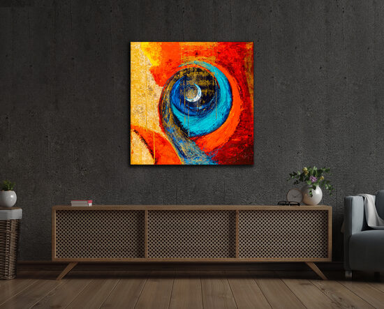 Papírnyomat - 90x90 cm - Olümpia álma